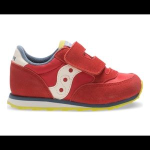 Saucony Jazz Velcro red toddler size 7.5 NIB